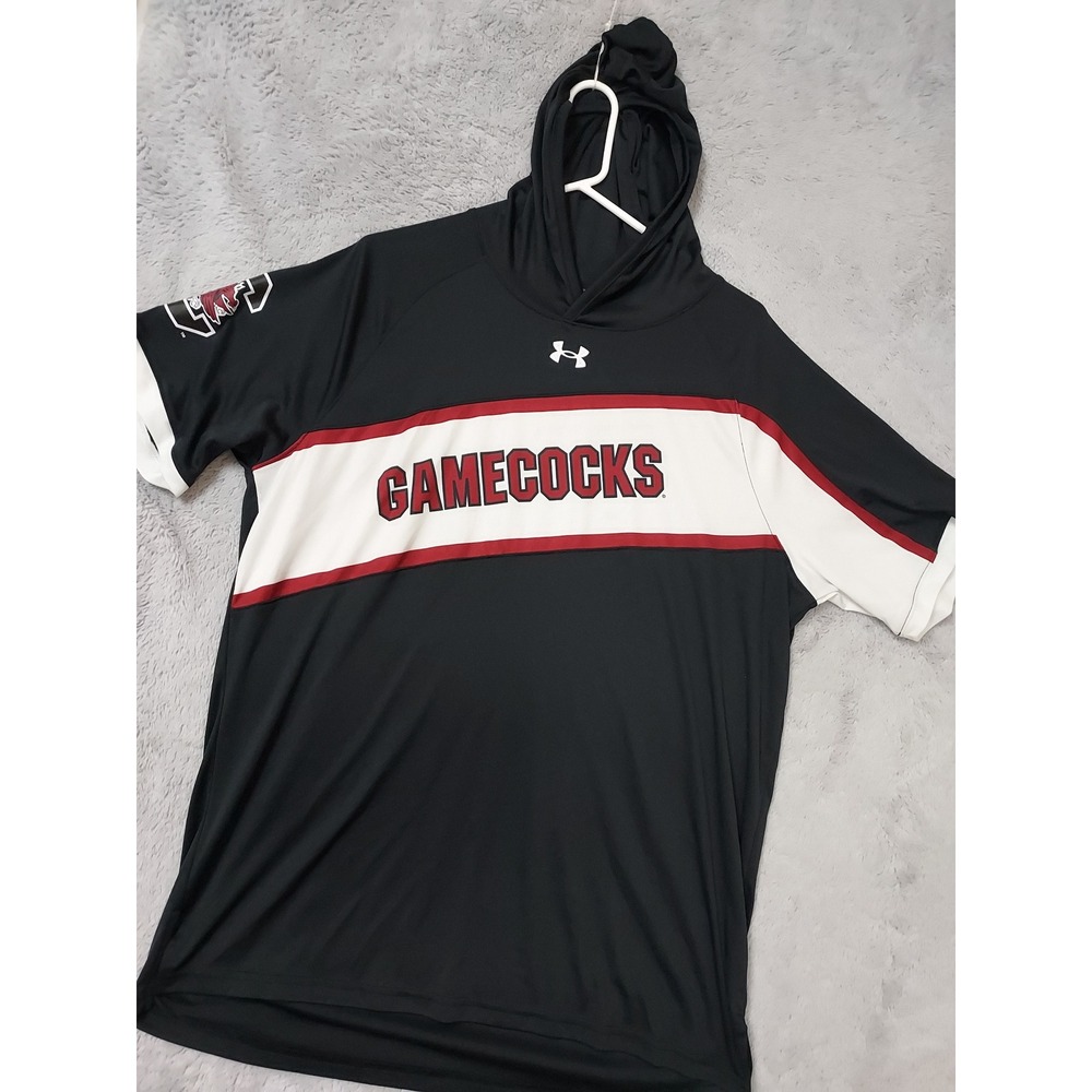 South Carolina Gamecocks Hoodie Mens XL Under Armour Shooting Shirt NCAA Black